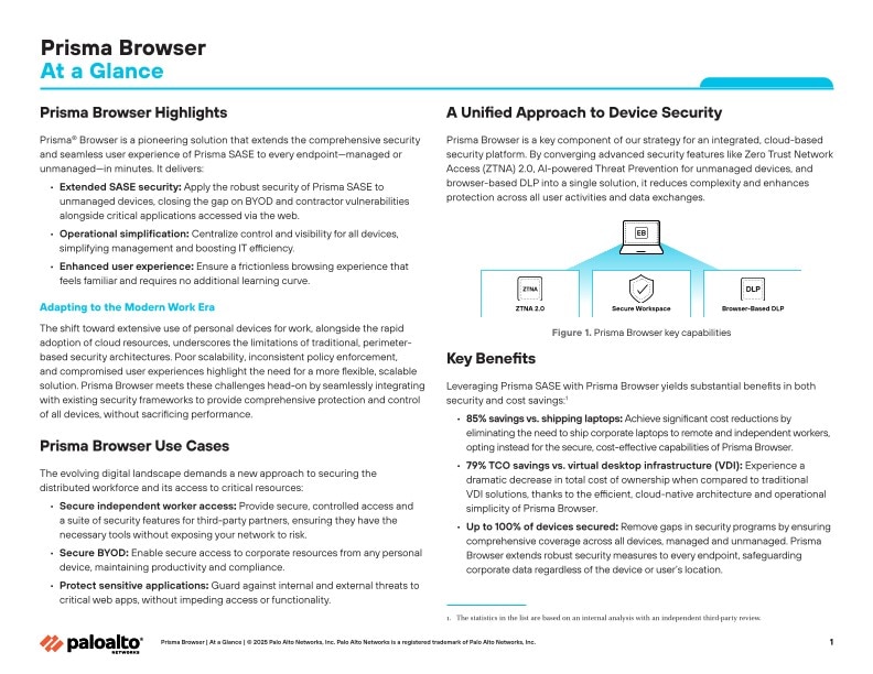 Resumo do Prisma Browser