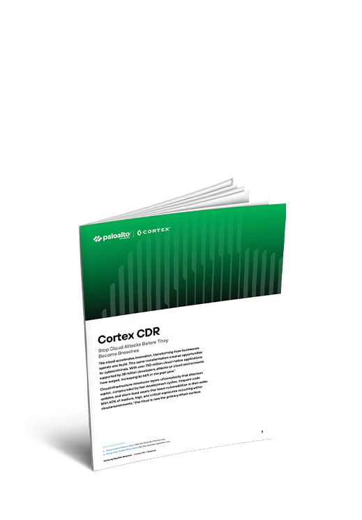 Bloqueie os ataques à nuvem com a CDR do Cortex