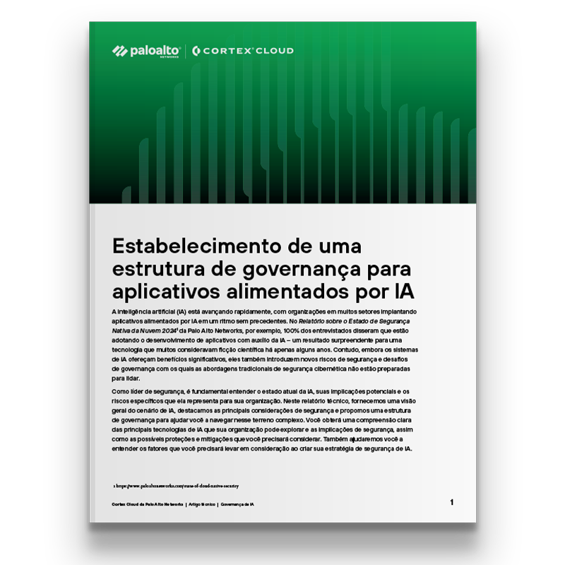 Artigo técnico sobre Governança de Inteligência Artificial para aplicativos.