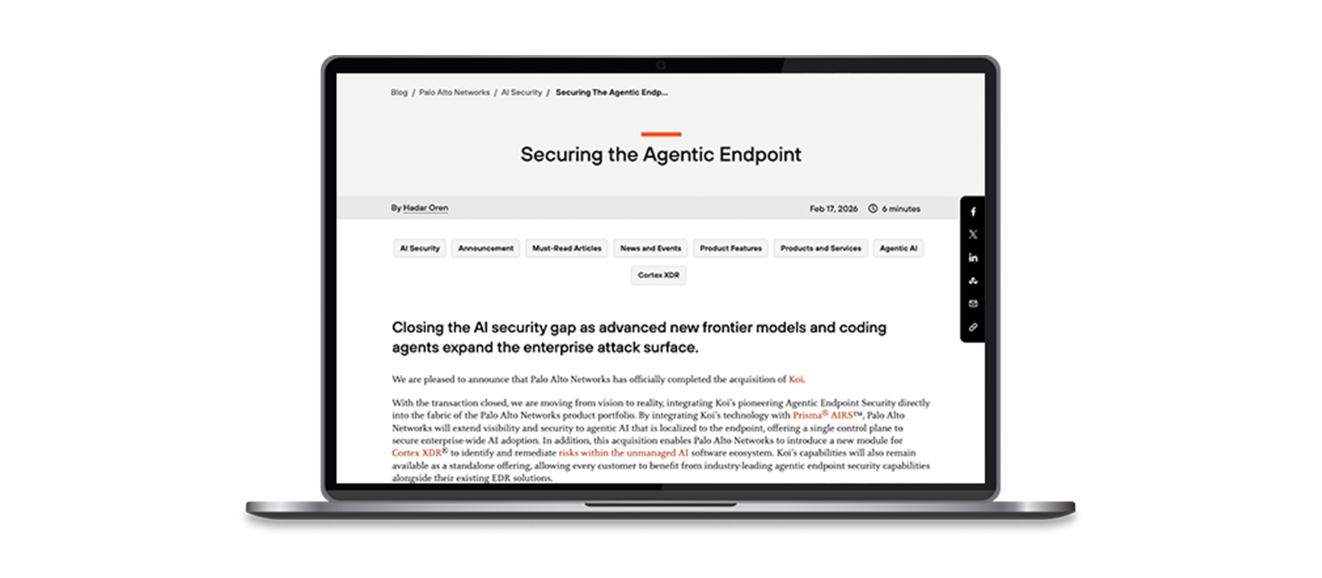 Protegendo o endpoint agêntico