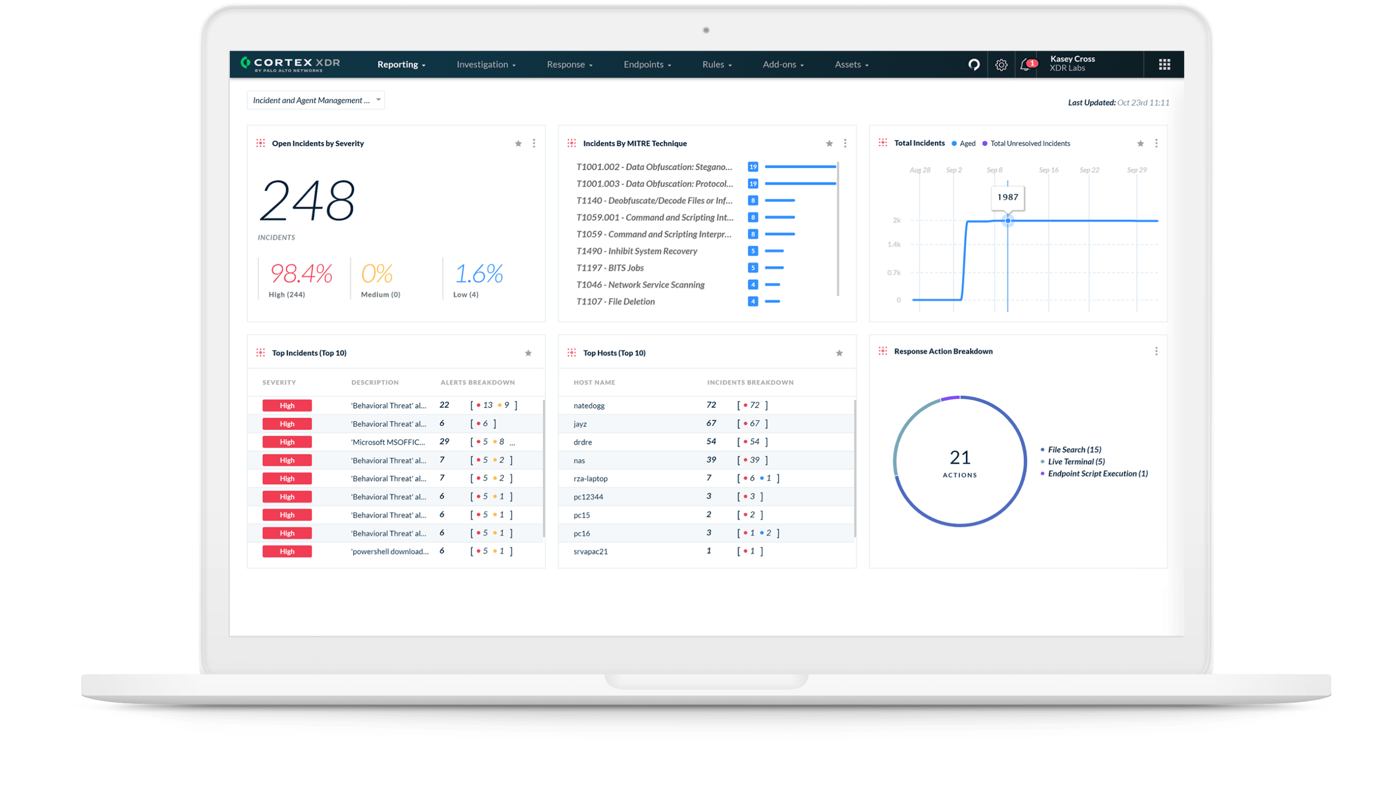 Proteja endpoints com criptografia e firewall