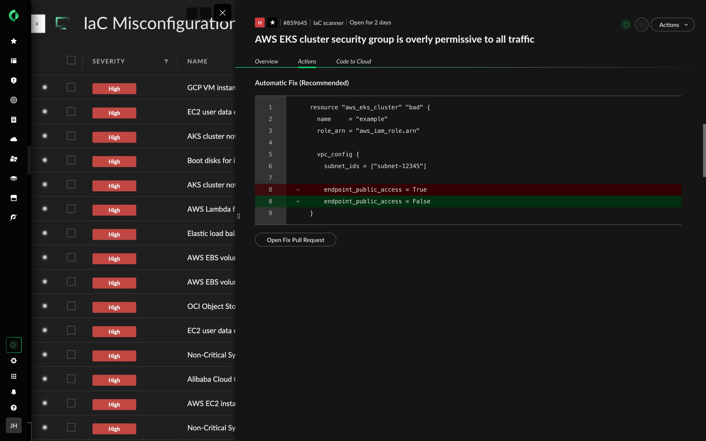 Context aware and actionable feedback