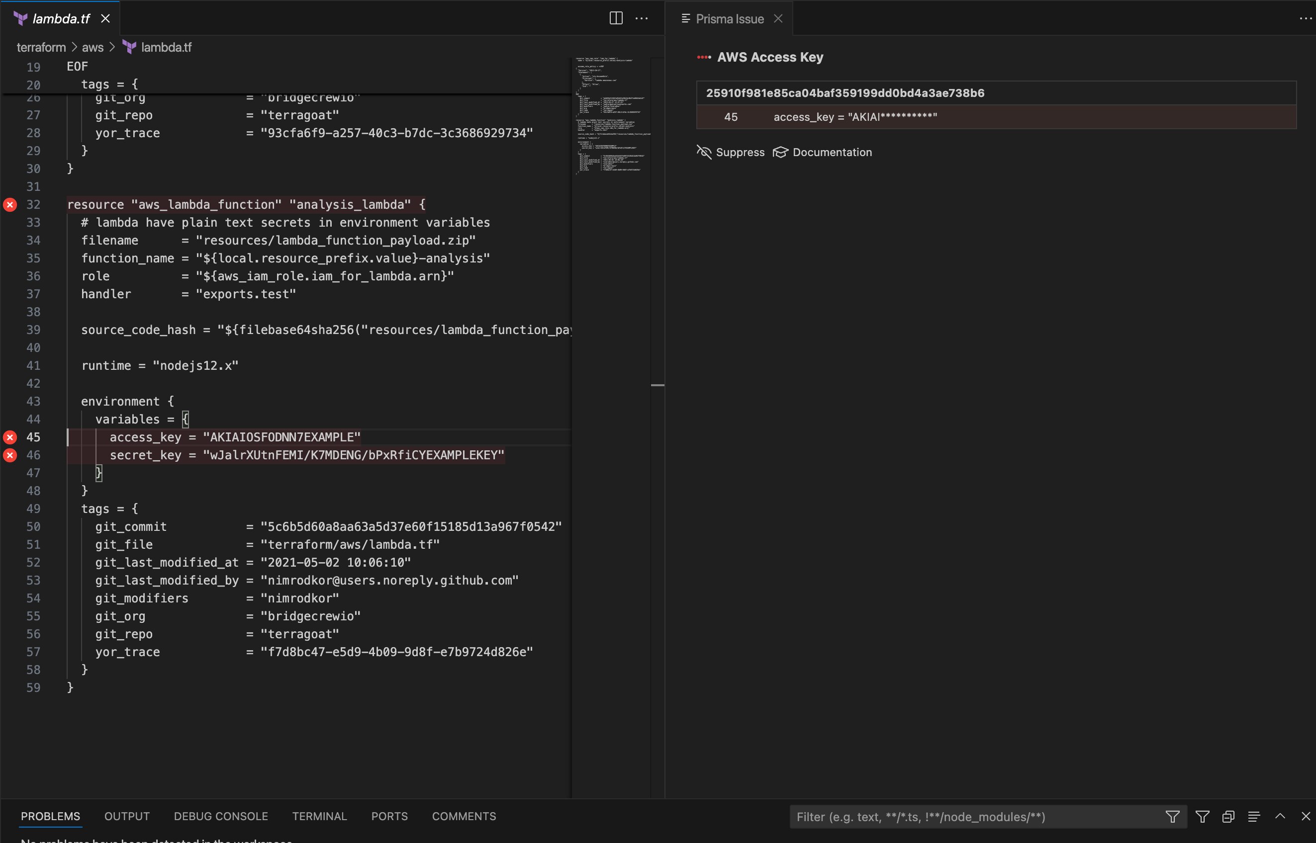 Feedback do desenvolvedor