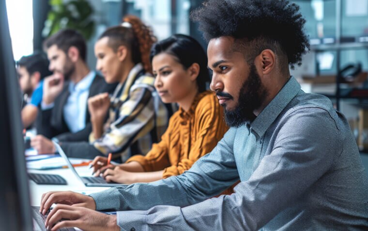 Força de trabalho e acesso do cliente