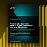 Análise dos benefícios econômicos da segurança de TO industrial da Palo Alto Networks