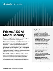 Prisma AIRS AI Model Security