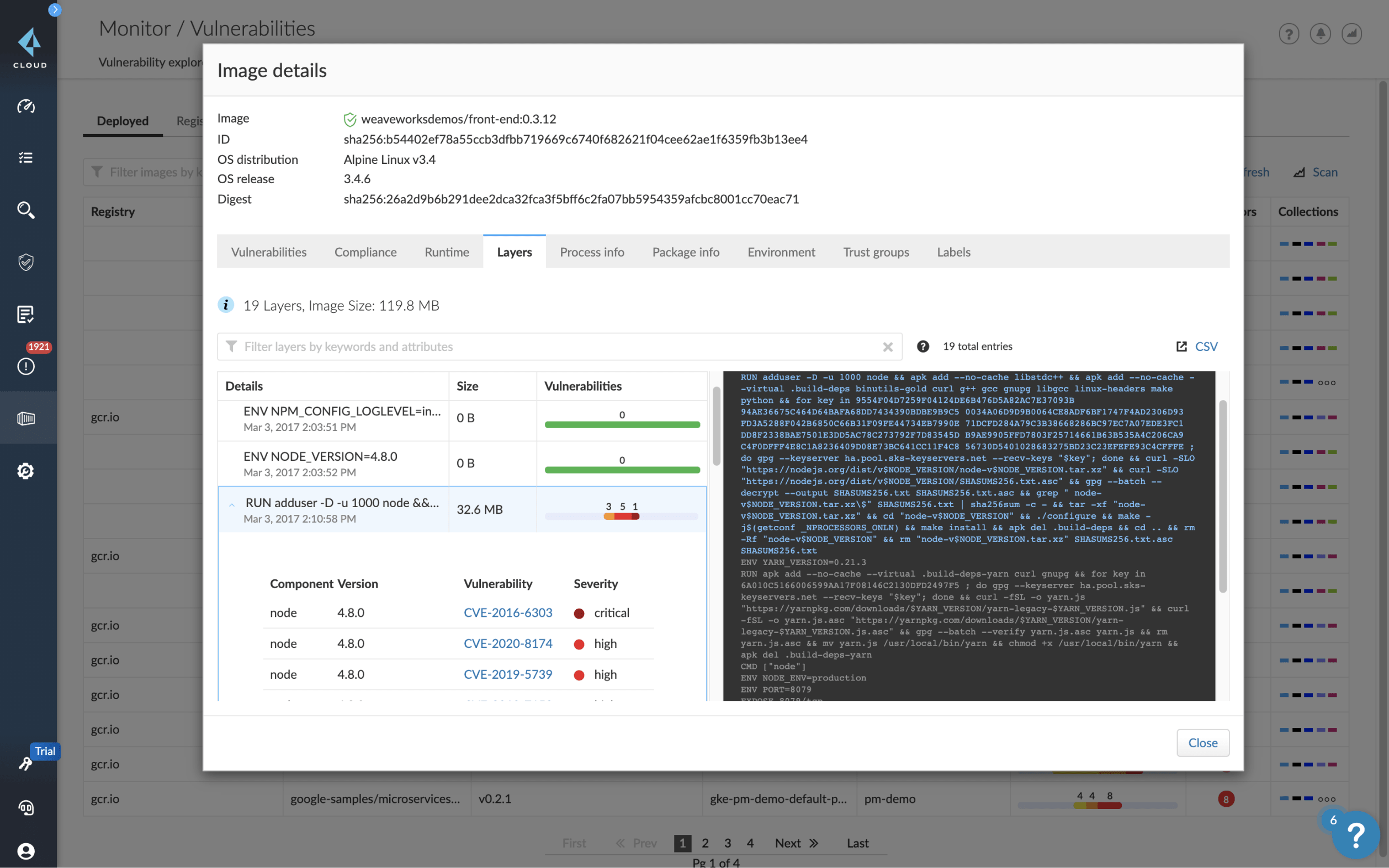 Proteção de cargas de trabalho na nuvem