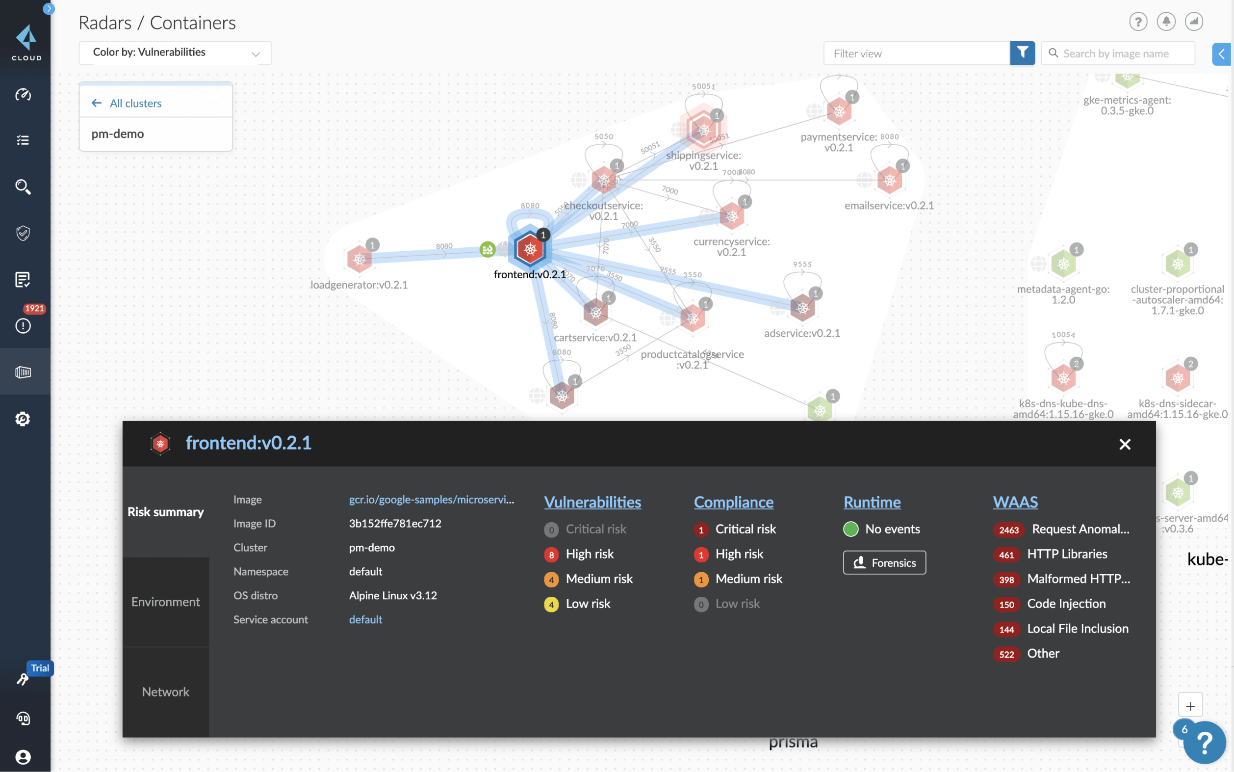 Proteção de cargas de trabalho na nuvem