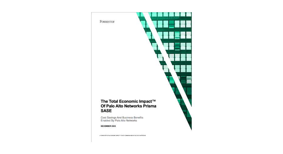 O relatório Total Economic Impact<sup>&trade;</sup> do Prisma SASE da Palo Alto Networks