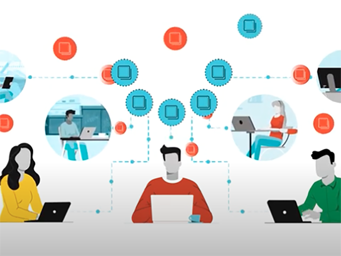 Aumente a produtividade da força de trabalho híbrida com a aceleração de aplicativos do Prisma SASE