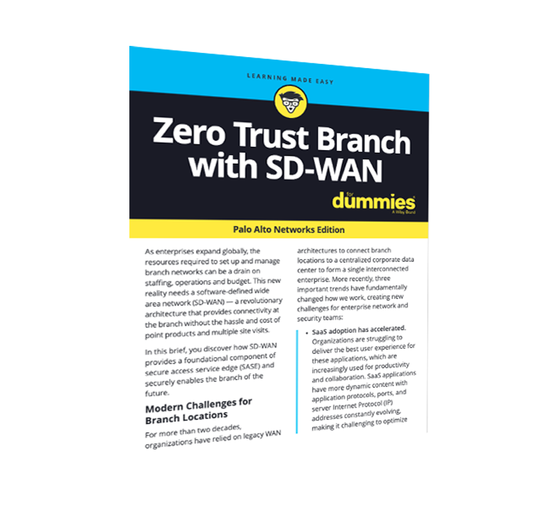 For Dummies: Filial de confiança zero para SD-WAN