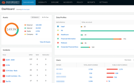 Segurança de SaaS nativamente integrada