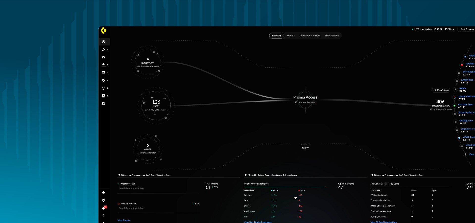 Reduza a exposição a ameaças