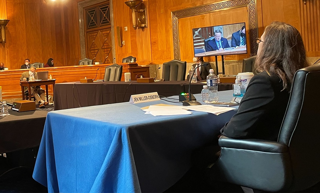 Jen Miller-Osborn Testifies