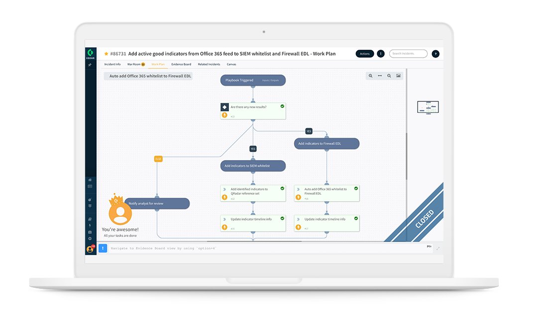 A plataforma SOAR mais aberta e abrangente do setor