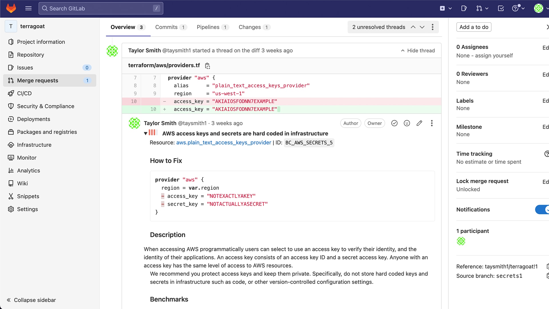 Feedback do desenvolvedor